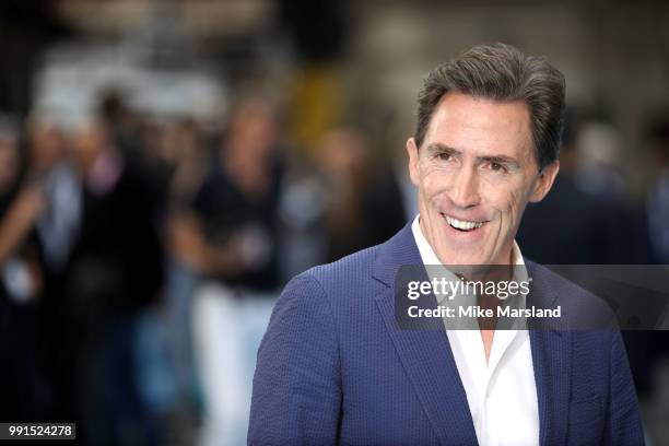 Rob Brydon attends the 'Swimming With Men' UK Premiere at The Curzon Mayfair on July 4, 2018 in London, England.