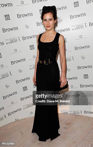 Charlotte Dellal attends the party to celebrate Browns' 40th Anniversary, at The Regent Penthouses and Lofts on May 12, 2010 in London, England.