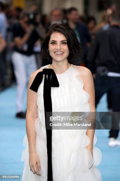 Charlotte Riley attends the 'Swimming With Men' UK Premiere at The Curzon Mayfair on July 4, 2018 in London, England.
