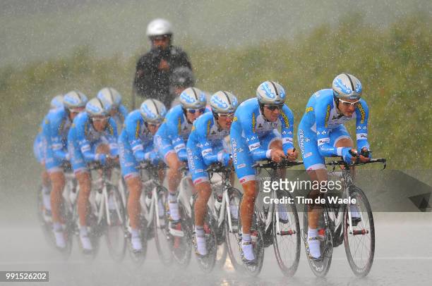 93Th Giro D'Italia 2010, Stage 4Team Androni Giocattoli - Serramenti Pvc Diquigiovanni / Michele Scarponi / Leonardo Bertagnolli / Alessandro...