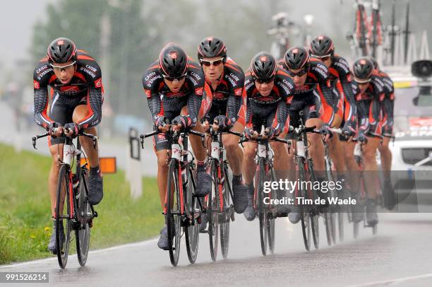 93Th Giro D'Italia 2010, Stage 4Team Caisse D'Epargne / Marzio Bruseghin / Andrey Amador Bikkazakova / David Arroyo Duran / Arnold Jeannesson /...