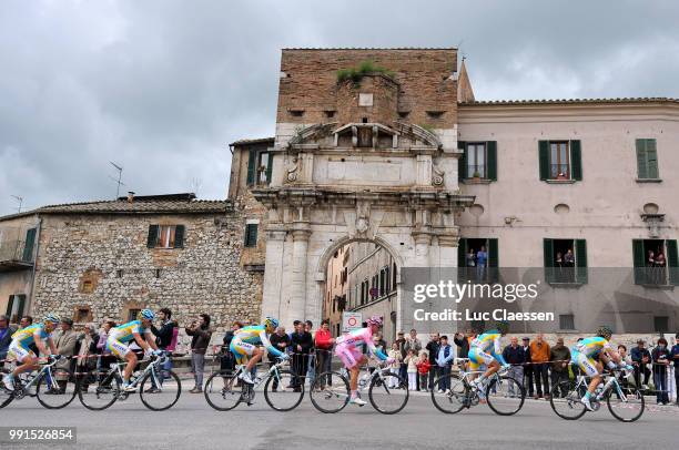 93Th Giro D'Italia 2010, Stage 8 Illustration Illustratie, Alexandre Vinokourov Pink Jersey Roze Trui Maillot Rose /Chianciano Terme - Terminillo...