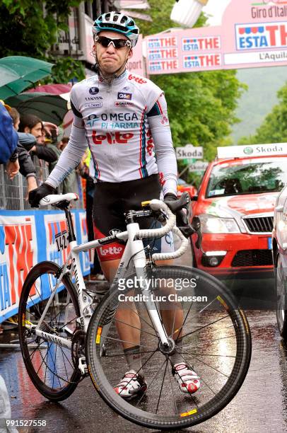 93Th Giro D'Italia 2010, Stage 11 Arrival, Jan Bakelants Deception Teleurstelling, Lucera - L'Aquila /Tour Of Italy, Ronde Van Italie, Rit Etape, Tim...