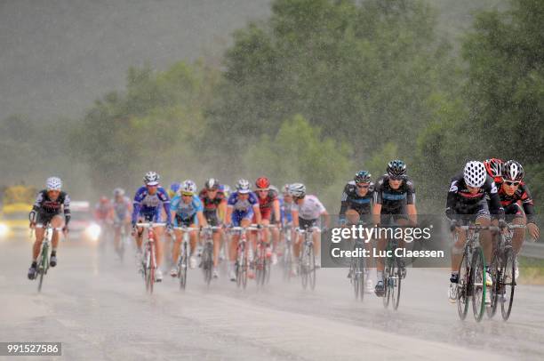 93Th Giro D'Italia 2010, Stage 11 Peleton Peloton, Illustration Illustratie Regen Rain Pluie/Lucera - L'Aquila /Tour Of Italy, Ronde Van Italie, Rit...
