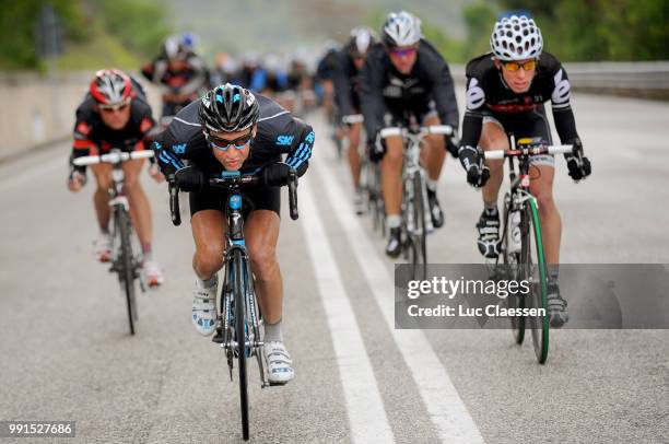 93Th Giro D'Italia 2010, Stage 11 Michael Barry , Marcel Wyss / Lucera - L'Aquila /Tour Of Italy, Ronde Van Italie, Rit Etape, Tim De Waele