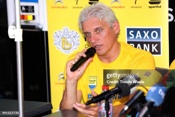 102Nd Tour De France, Restday Oleg Tinkoff Team Owner, Team Tinkoff Saxo Press Conference Persconferentie, Jour De Repos Rustdag, Ronde Van Frankrijk...