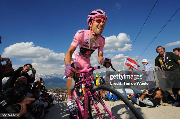 93Th Giro D'Italia 2010, Stage 16David Arroyo Pink Jersey, San Vigilio Di Marebbe - Plan De Corones /Time Trila Contre La Montre Tijdrit, Tour Of...