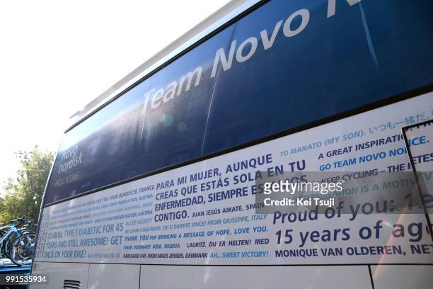 12Th Tour Of Britain 2015/ Stage 2Illustration/ Team Novo Nordisk/ Bus/Clitheroe - Colne /Rit Etape, Tour Of Britain /Tim De Waele