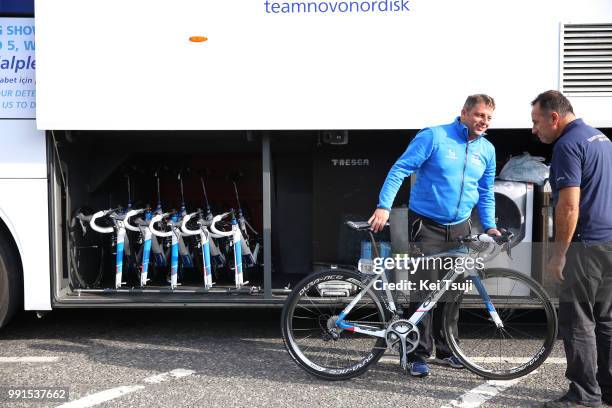 12Th Tour Of Britain 2015/ Stage 5Illustration Illustratie, Mecanic Mecanicien Mekanieker, Team Novo Nordisk / Bike Velo Fiets/Prudhoe - Hartside...