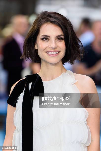 Charlotte Riley attends the 'Swimming With Men' UK Premiere at The Curzon Mayfair on July 4, 2018 in London, England.