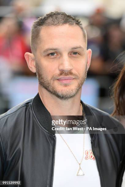 Tom Hardy attending the Swimming with Men premiere held at Curzon Mayfair, London.