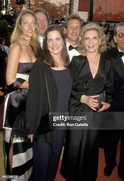 Lauren Bacall, Leslie Bogart, Sam Robards and Sisdel Robards