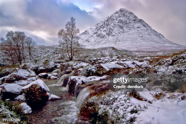 buachaille etive mor - mor stock-fotos und bilder