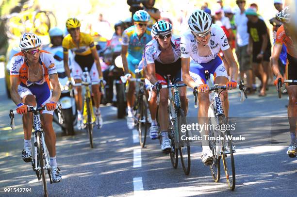 97Th Tour De France 2010, Stage 14Gesink Robert White Jersey, Van Den Broeck Jurgen / Menchov Denis / Contador Alberto / Schleck Andy Yellow Jersey,...