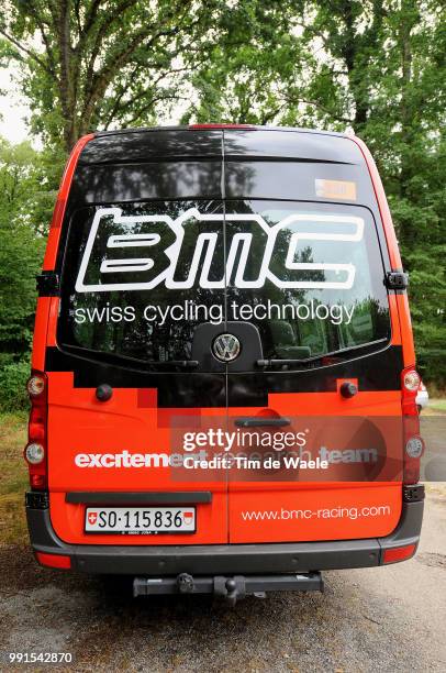 97Th Tour De France 2010, Restdayillustration Illustratie, Team Bmc Racing Van Car Voiture Auto, Restday In Pau, Rustday, Jour De Repos, Ronde Van...