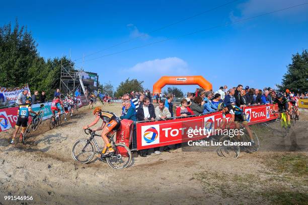 Sp Gieten 2015Illustration Illustratie Landscape Paysage Landschap Peleton Peloton, Superprestige / Tim De Waele