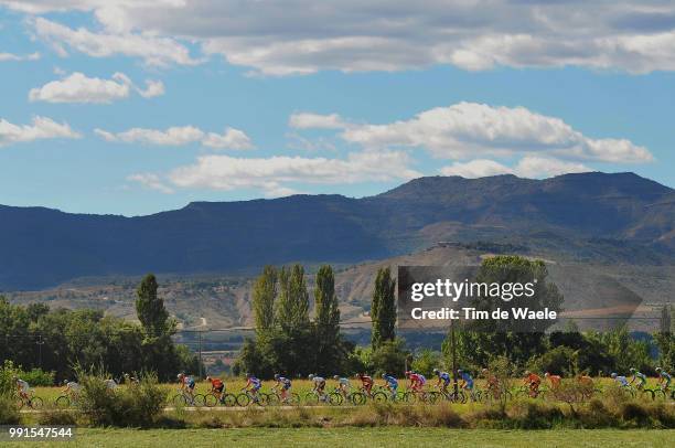 65Th Tour Of Spain 2010, Stage 12Illustration Illustratie, Peleton Peloton, Mountains Montagnes Bergen, Landscape Paysage Landschap, Andorra La Vella...