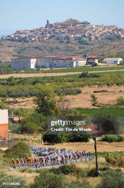 65Th Tour Of Spain 2010, Stage 13Illustration Illustratie, Peleton Peloton, Landscape Paysage Landschap, Corera City Ville Stad /Rincon De Soto -...