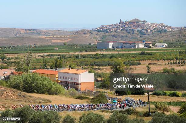 65Th Tour Of Spain 2010, Stage 13Illustration Illustratie, Peleton Peloton, Landscape Paysage Landschap, Corera City Ville Stad /Rincon De Soto -...