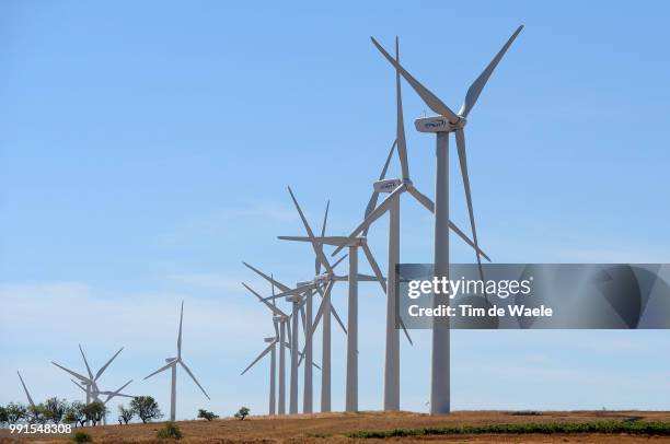 65Th Tour Of Spain 2010, Stage 13Illustration Illustratie, Wind Mill Moulin Windmolen, Landscape Paysage Landschap, Rincon De Soto - Burgos / Vuelta,...