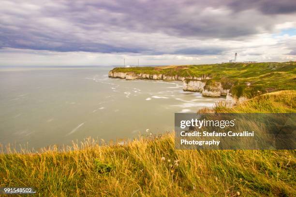 flamborough cliffs - flamborough stock pictures, royalty-free photos & images