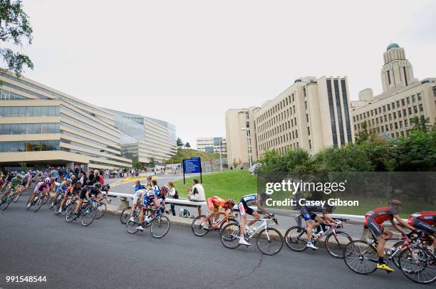 Grand Prix Cycliste De Montreal 2010Illustration Illustratie, Peleton Peloton, Montreal City Ville Stad, Landscape Paysage Landschap, Montreal -...