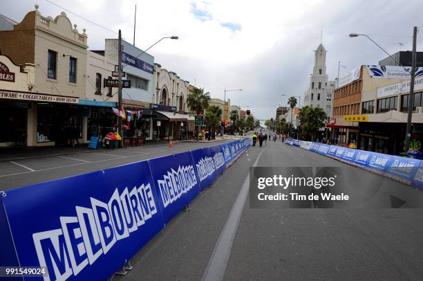 Road World Championships 2010, Trainingillustration Illustratie, Moorabool Street, Geelong City Ville Stad, Landscape Paysage Landschap, Championat...