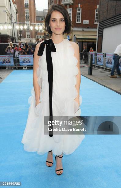 Charlotte Riley attends the UK Premiere of "Swimming With Men' at The Curzon Mayfair on July 4, 2018 in London, England.