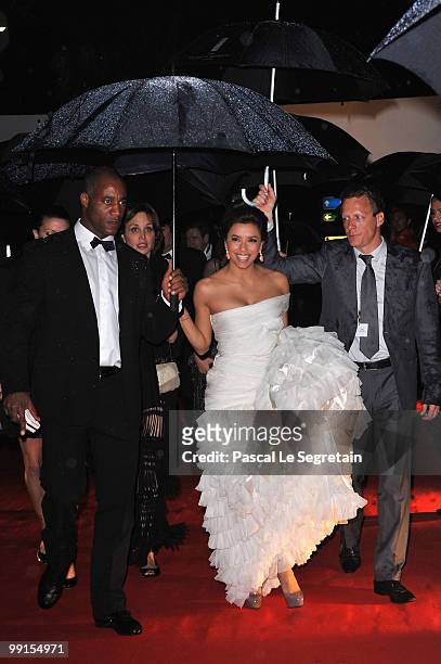 Actress Eva Longoria Parker attends the Opening Ceremony Dinner at the Majestic Hotel during the 63rd International Cannes Film Festival on May 12,...
