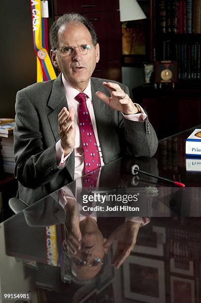 Neurologist Dr. Martin Samuels is photographed in his office at the Brigham and Women's Hospital on April 1, 2010 in Boston, Massachusetts.