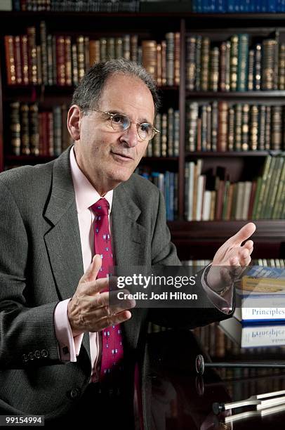 Neurologist Dr. Martin Samuels is photographed in his office at the Brigham and Women's Hospital on April 1, 2010 in Boston, Massachusetts.