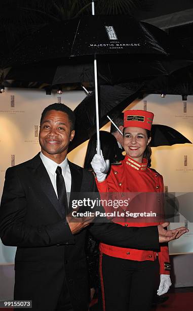 Actor Cuba Gooding Jr attends the Opening Ceremony Dinner at the Majestic Hotel during the 63rd International Cannes Film Festival on May 12, 2010 in...