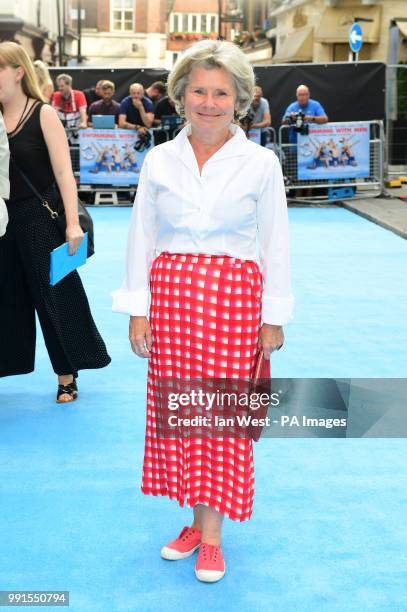 Imelda Staunton attending the Swimming with Men premiere held at Curzon Mayfair, London.