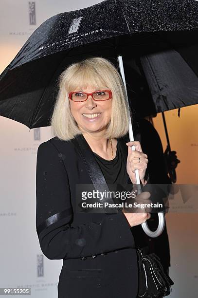Mireille Darc attends the Opening Ceremony Dinner at the Majestic Hotel during the 63rd International Cannes Film Festival on May 12, 2010 in Cannes,...
