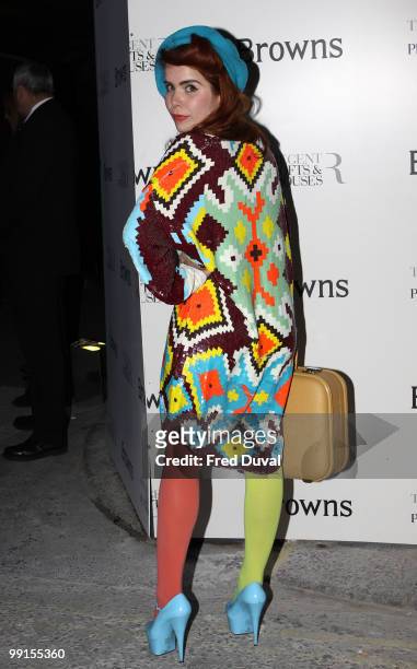 Paloma Faith attends the 40th anniversary celebrations of Browns on May 12, 2010 in London, England.