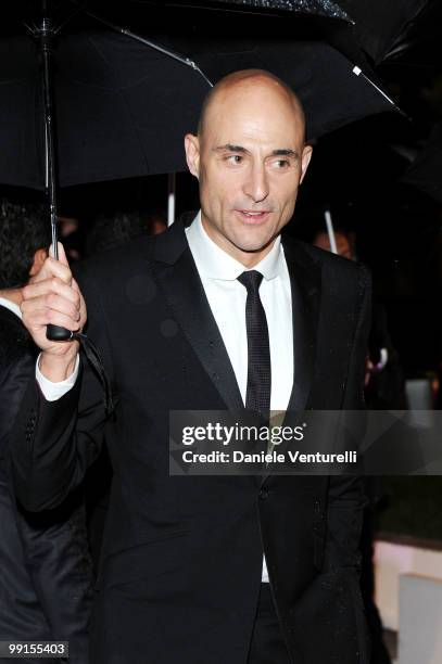 Actor Mark Strong attends the Opening Night Dinner at the Hotel Majestic during the 63rd Annual International Cannes Film Festival on May 12, 2010 in...