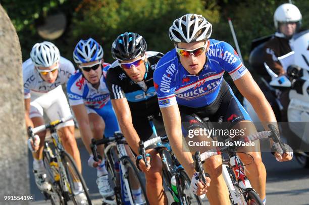 104Th Paris - Tours 2010Nikolas Maes / Simon Geschke / Juan Antonio Flecha / Aleksejs Saramotins / La Loupe - Tours / Parijs / Tim De Waele