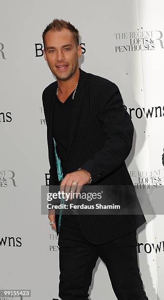 Calum Best attends the 40th anniversary celebrations of Browns on May 12, 2010 in London, England.