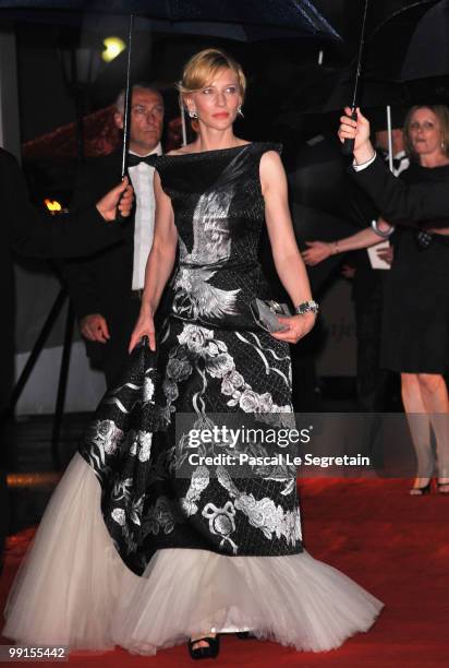 Actress Cate Blanchett attends the Opening Ceremony Dinner at the Majestic Hotel during the 63rd International Cannes Film Festival on May 12, 2010...