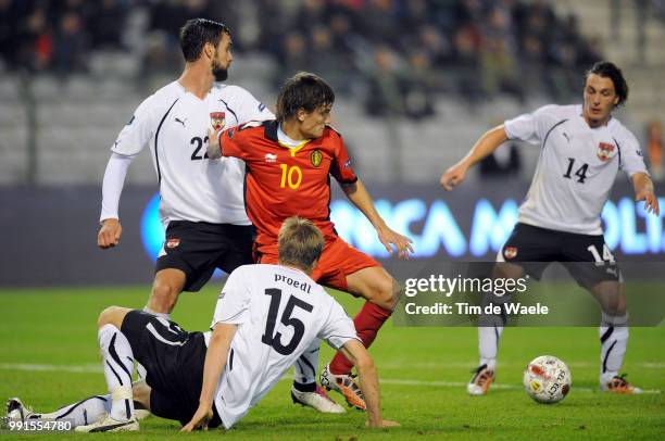 Belgium - Austriajelle Vossen Deception Teleurstelling, Uefa Euro 2012 Qualification, Autriche Oostenrijk / Tim De Waele