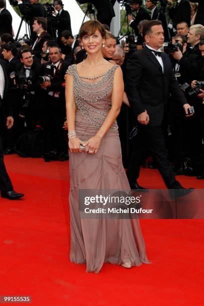 Natalie Imbruglia attend the 'Robin Hood' Premiere at the Palais des Festivals during the 63rd Annual Cannes Film Festival on May 12, 2010 in Cannes,...