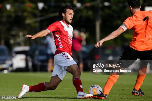 Joris van Overeem of FC Utrecht during the Club Friendly match between COV Desto v FC Utrecht at the Sportpark de Vryheit on July 4, 2018 in Vleuten...