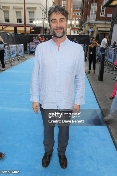 Nathaniel Parker attends the UK Premiere of "Swimming With Men' at The Curzon Mayfair on July 4, 2018 in London, England.