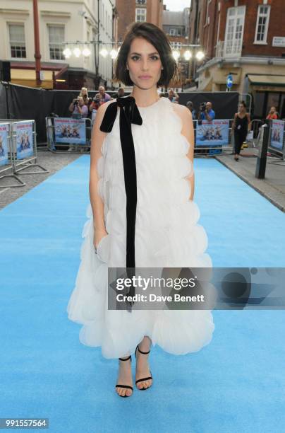 Charlotte Riley attends the UK Premiere of "Swimming With Men' at The Curzon Mayfair on July 4, 2018 in London, England.