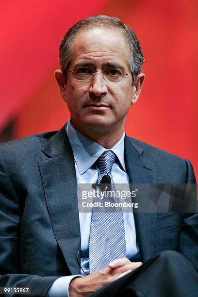 Brian Roberts, chairman and chief executive officer of Comcast Corp., speaks during The Cable Show 2010, hosted by the National Cable &...