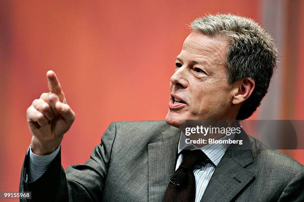 Jeffrey Bewkes, chairman and chief executive officer of Time Warner Inc., speaks during The Cable Show 2010, hosted by the National Cable &...