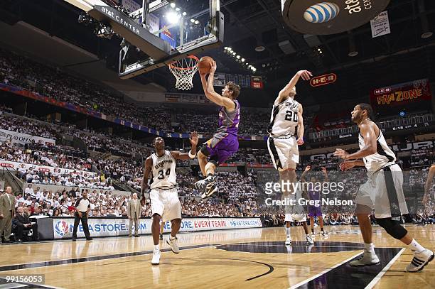 Playoffs: Phoenix Suns Goran Dragic in action vs San Antonio Spurs. Game 3. San Antonio, TX 5/7/2010 CREDIT: Greg Nelson