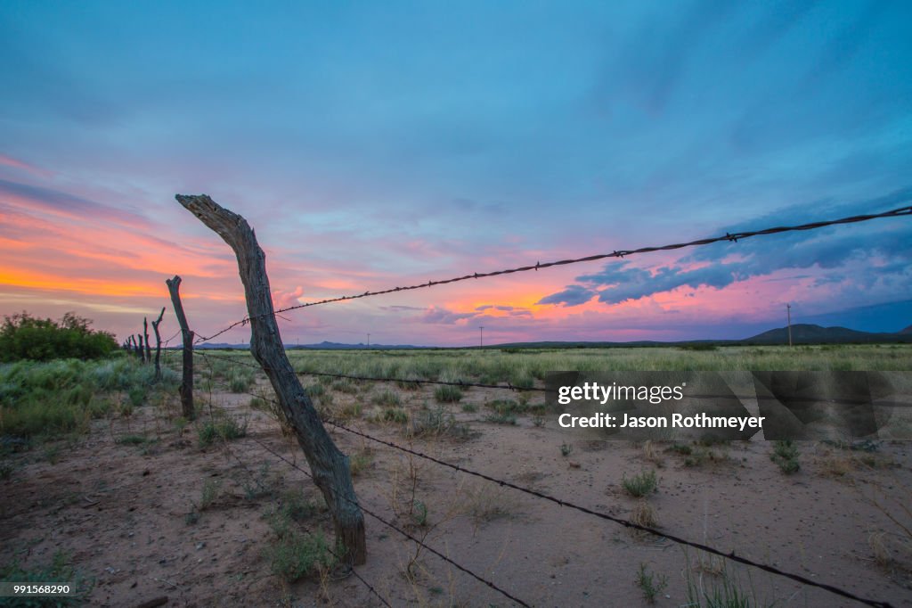 New Mexico Sunset, Peloncillo Mountains