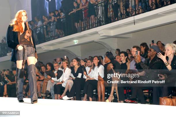 Co-Owner of Gaultier, Marc Puig, Emmanuelle Alt, Naomi Campbell, Farida Khelfa, Derec Blasberg, Nile Rodgers and Tonie Marshall attend the Jean-Paul...