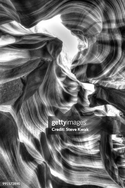 antelope canyon b&w - w 2013 stock pictures, royalty-free photos & images